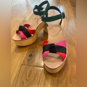 Loeffler Randall Elsa Platform Sandal Multicolored